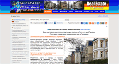 Desktop Screenshot of europa-invest.net